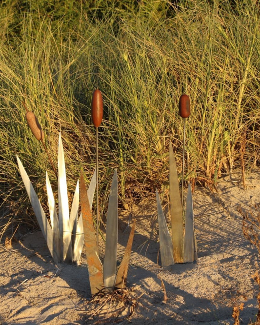 Corten and Stainless Steel Flax